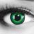 Funnylens 1 Paar farbige grüne Cosplay Manga Crazy Fun Jahres Kontaktlinsen Shining ohne Stärke. Perfekt zu Fasching, Karneval, Halloween, Green Elfe und Joker Kostüm
