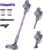 Lubluelu 27000pa Cordless Vacuum Cleaner, 220 W Cordless Vacuum Cleaner, 50 min Running Time with 2 Anti-Separating Brushes and 2 Hard Floor Filters