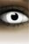 FXCONTACTS Farbige Halloween Kontaktlinsen weiß ZOMBIE, 2 Stück (1 Paar), Ohne Sehstärke