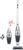 SEVERIN HV 7173 Wireless Vacuum Cleaner with Lithium-Ion Battery, 2-in-1 with Integrated Handheld Vacuum Cleaner, Bagless Battery Vacuum Cleaner with Furniture Brush and Crevice Nozzle, White/Black