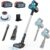 3-in-1 Akku Staubsauger,mit 2X 5.5AH Akku und Ladegerät,Ersatz für Makita 18V BL1850,Staubsauger 1.5L Staubbehälter,Smart Display,Für Tierhaare, Staub