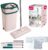 Bodenwischer Mop Set – Handy | Flach, Schwenkbar mit Zwei Kammer Putzeimer | Wischmopp mit Auswringfunktion | Nass-Trocken Reinigungs | Für alle Böden Geeignet | Wischer Set Handlich und Kompakt…