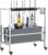 Besenhalterung Werkzeughalter Gartengerätehalter Besenhalter Putzmittel Organizer Reinigungswagen Putzwagen Werkzeug Aufbewahrung Mop-Abflussregal für Garage Restaurant ( Size : 94cm-16slots 20hooks ,
