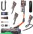 Fieety Cordless Vacuum Cleaner 650W/55kPa/70Min Foldable Suction Tube