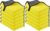 URAQT Mikrofasertücher Auto,12 PCS 500GSM Mikrofasertücher Multifunktionales Auto Motorrad Fusselfreie Handtuch,Auto Reinigungstuch Microfasertuch für Auto Haushalt Küche Fenster Gelb Grau-30x40CM