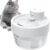 Jewyow 1L Katzenbrunnen Kabellos, Leiser Trinkbrunnen für Katze, 120° Bewegungsmelder Katzentrinkbrunnen mit Batterie Anzeige, 3 Modus, 2200mAh für Katzen, Hunde