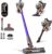 Belife Akku Staubsauger, 500W/45Kpa Staubsauger Kabellos, 50 Minuten Laufzeit, LED Anzeige und mit Anti-Tangle-Bürste, 6-in-1 Kabelloser Staubsauger für Hartböden/Teppich/Tierhaare