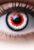 MERALENS Halloween rote schwarze farbige Kontaktlinsen Lunatic Raven Red, 2 Stück (1 Paar), Ohne Sehstärke, Kontaktlinse farbig für Cosplay, Karneval, Fasching, Anime, Kostüm ohne Stärke