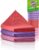 Qwikr Mikrofasertücher Küche 12 Stück Lila, Rot, Rosa – Reinigungstücher – Putztücher – Vorteilspackung – 21x21cm Größe – ideal für große Aufgaben – Mikrofasertücher – waschbar bei 60 Grad