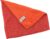 Kochblume 1-3-5-10er Set | Microfasertuch Putztuch 30 x 30cm, Aufnahmefähigeit bis ca. 300 ml | (rot-orange, einzeln)