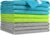 AIDEA Microfasertücher Mikrofasertücher 8 Stück,Weich Putzlappen Mikrofaser Reinigungstücher Microfasertuch Lappen Putztücher Tücher Geschirrtücher Fusselfrei für Auto,Küche,Haus,30x40cm