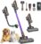 Fieety Battery Vacuum Cleaner 600 W/50 kPa/65 Min, Wireless Vacuum Cleaner with Animal Care Brush, 1 m Hose, Wall Charging Station, 8-Layer Filtration Aromatherapy Ultrasound for Pet Hair, Carpet, Hard Floors, Car
