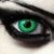 DESIGNLENSES, Gift- grüne farbige Kontaktlinsen ohne Stärke, 1 Paar (2 Stück), für Halloween Karneval Joker Kostüm, weiche Monatslinsen Farblinsen, „Green Elfe“