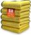 SNOMOZ® 5X Ultra-Absorber Microfasertuch Trockentuch für Auto und Motorrad ∣ 40 x 40 cm Vorteilspack ∣ 600gsm Saugleistung und Ultra weich