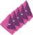 Kochblume 1-3-5-10er Set | Microfasertuch Putztuch 30 x 30cm, Aufnahmefähigeit bis ca. 300 ml | In der bunten Box (pink-lila, 5er Set)