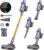 BuTure VAC 450W Akku Staubsauger, Selbststehend Staubsauger Kabellos mit Automodus,Touchscreen,55 Min.Lange Laufzeit. LED-Licht, 1.5L Staubbehälter, Anti-Tangle-Burste für Tierhaare/Teppich/Hartböden